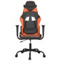 Voir la diapositive 3 : VIDAXL Chaise de jeu de massage Noir et orange Similicuir