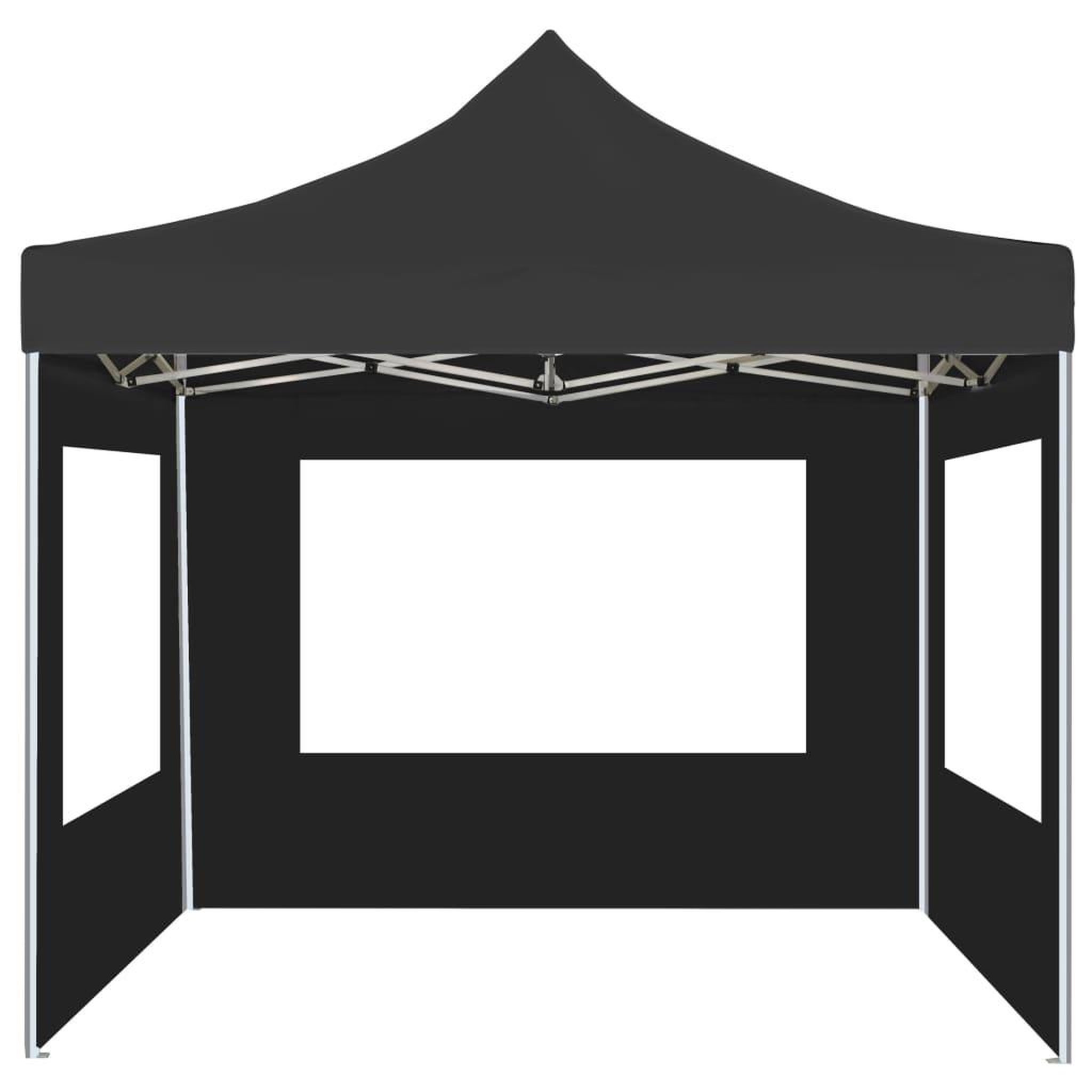 Voir la diapositive 3 : VIDAXL Tente de reception pliable et parois Aluminium 2x2 m Anthracite