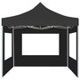 Voir la diapositive 3 : VIDAXL Tente de reception pliable et parois Aluminium 2x2 m Anthracite
