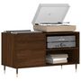 Voir la diapositive 3 : VIDAXL Armoire a disques chene marron 85x38x48 cm bois d'ingenierie