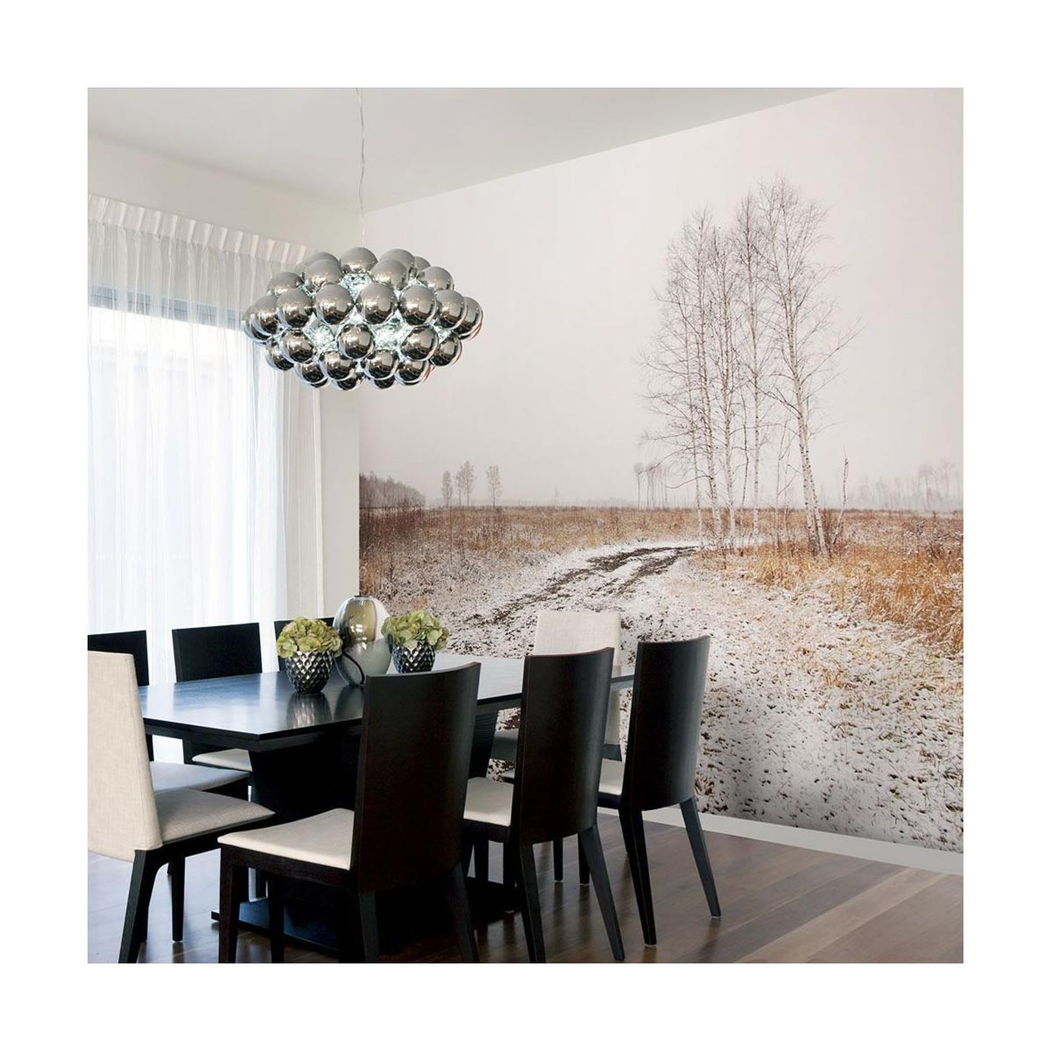 Paris Prix Papier peint  winter field. Coloris disponibles : Multicolore