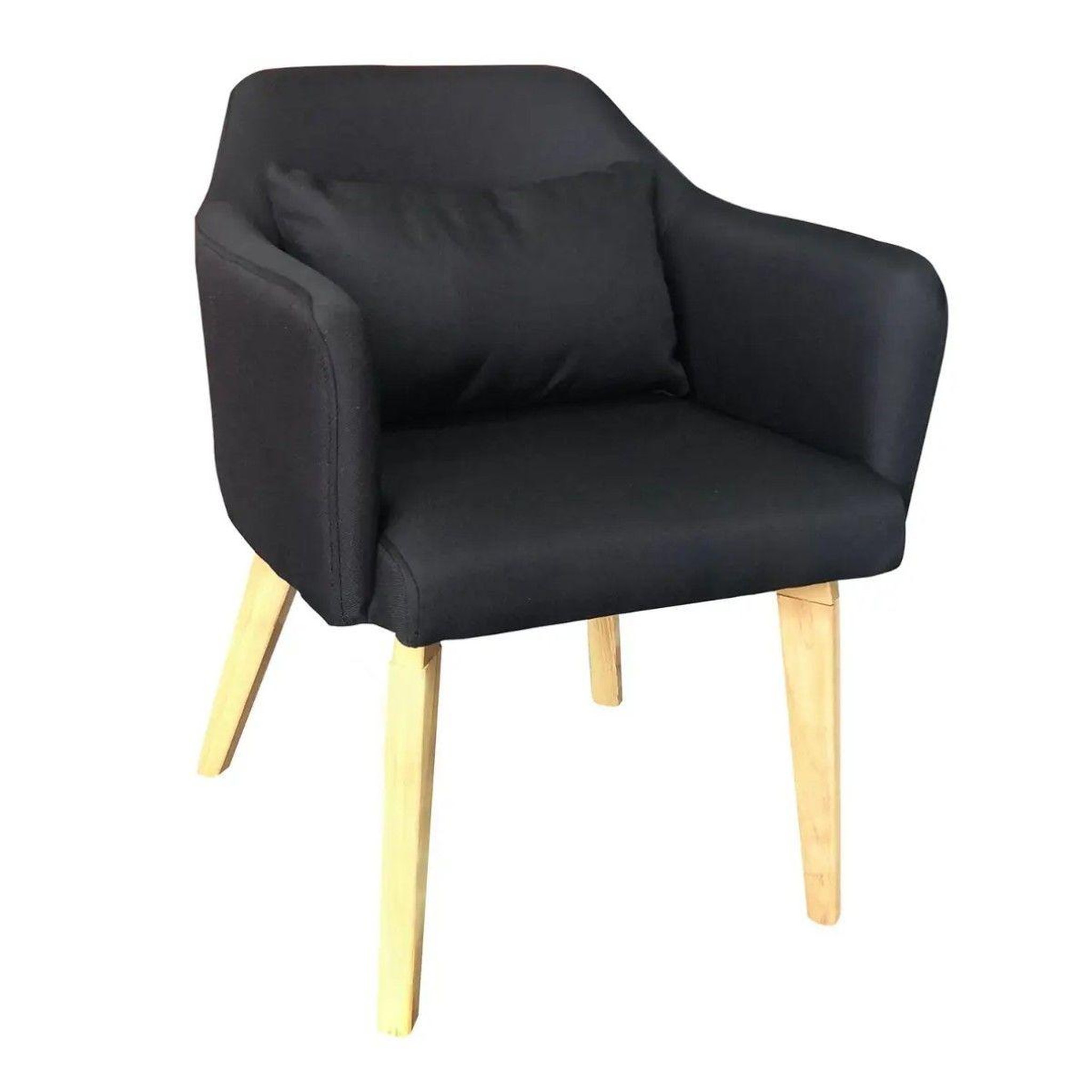 Voir la diapositive 1 : Paris Prix Lot de 20 fauteuils en tissu  delante  67cm noir