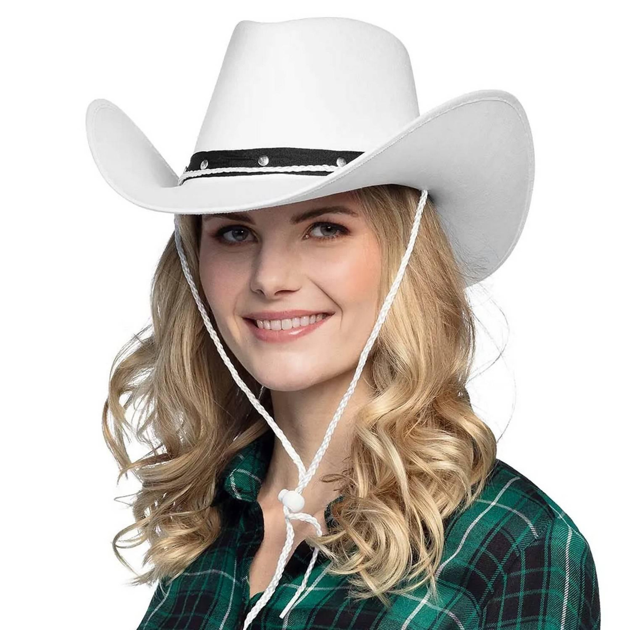 Boland Chapeau Texas Blanc - Adulte