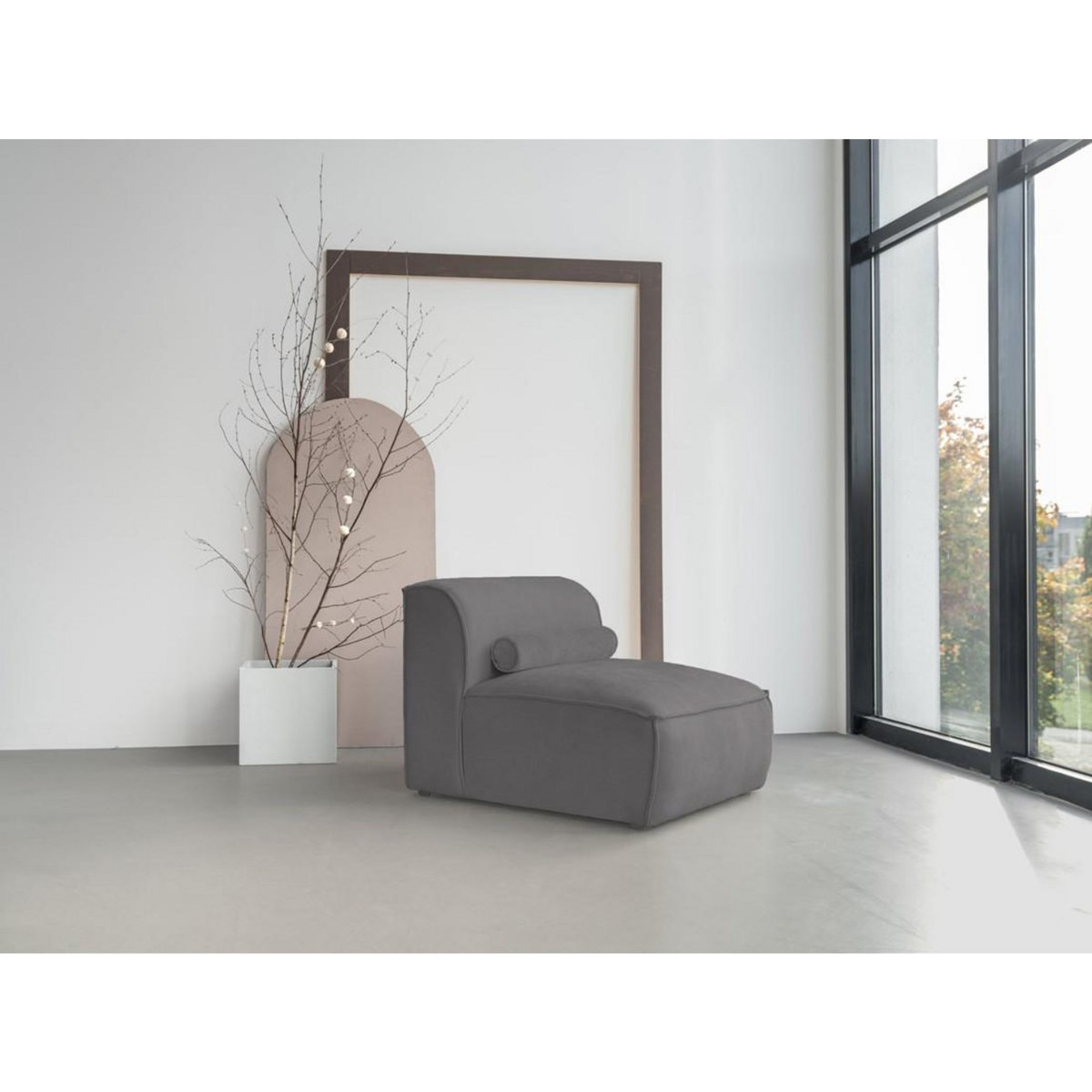 BEST MOBILIER Felix - module d'assise en tissu texturé