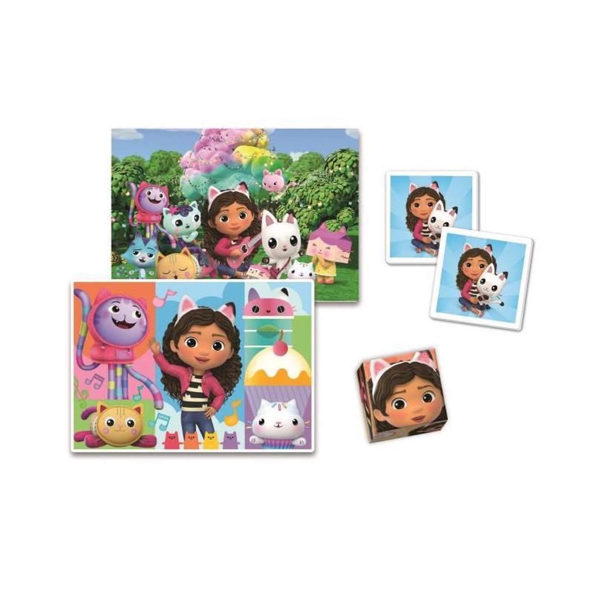 Voir la diapositive 3 : CLEMENTONI Jeu éducatif enfant 4 en 1 Gabby et la Maison Magique apprentissage – Clementoni
