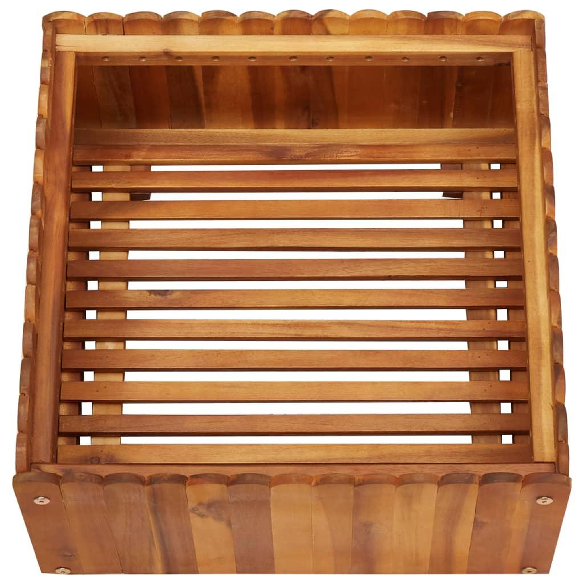 Voir la diapositive 3 : VIDAXL Lit sureleve de jardin 50x50x25 cm Bois massif d'acacia