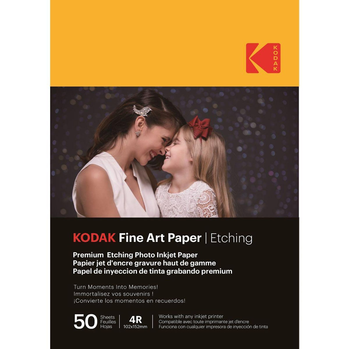 Kodak Papier photo instantané 50 feuilles A6 effet mate 210gsm
