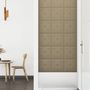 Voir la diapositive 4 : VIDAXL Panneaux muraux 12 pcs Cappuccino 30x30 cm Similicuir 1,08 m^2