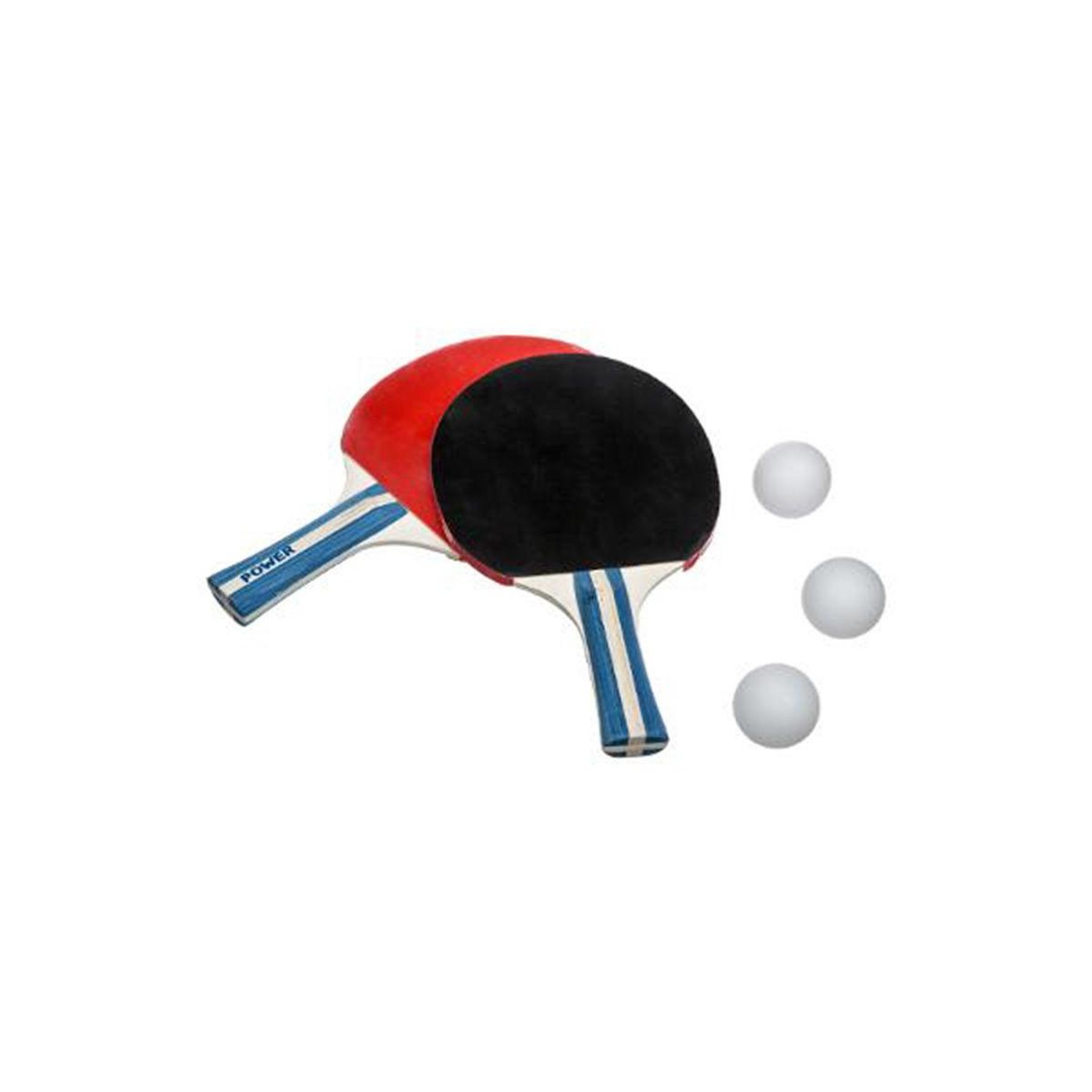 Voir la diapositive 1 : Be Toys Lot de 2 raquettes  ping-pong  25cm rouge & noir