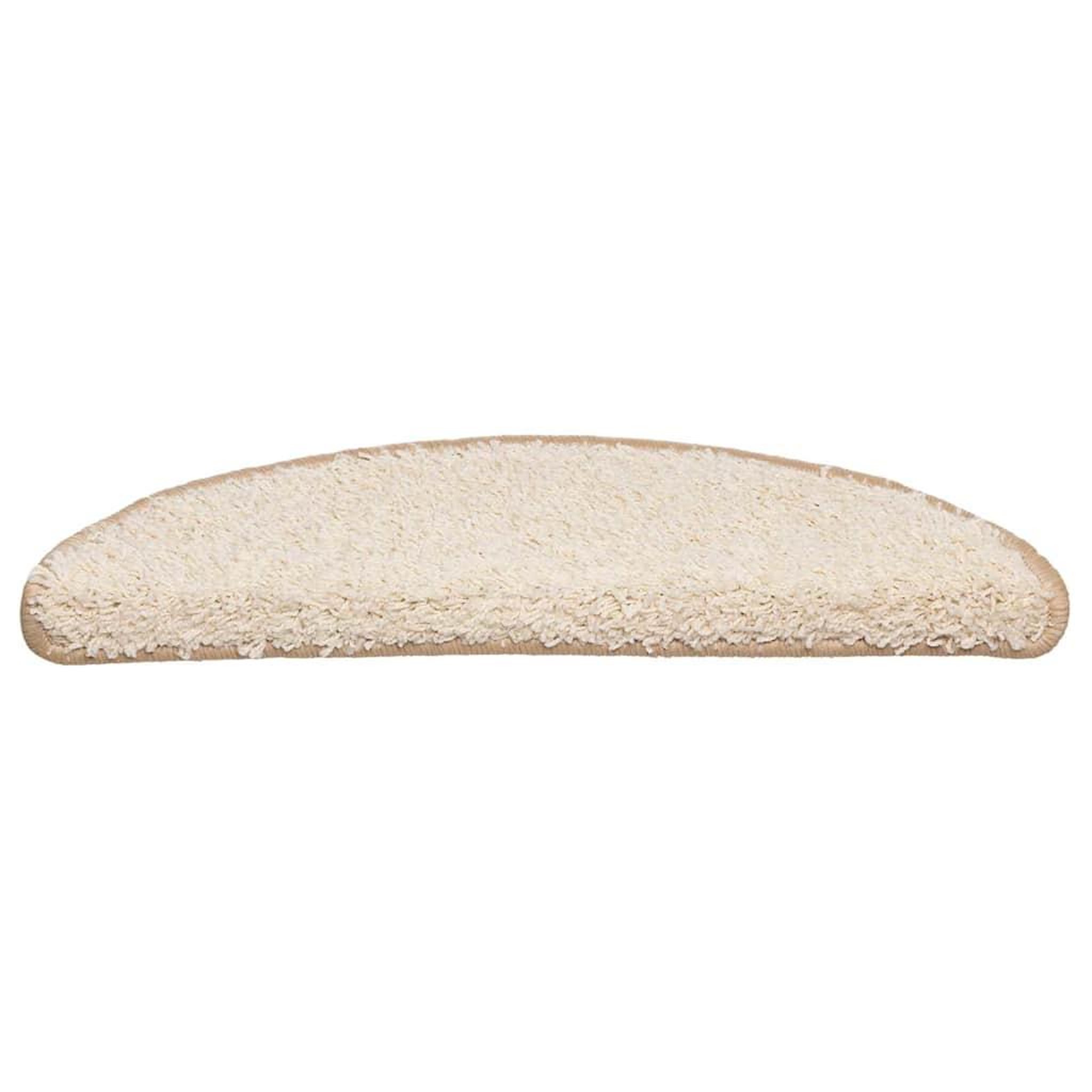 Voir la diapositive 3 : VIDAXL Tapis d'escalier 20 pcs creme 56x17x3 cm