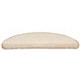Voir la diapositive 3 : VIDAXL Tapis d'escalier 20 pcs creme 56x17x3 cm