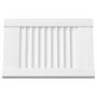 Voir la diapositive 6 : VIDAXL Portes d armoire à persiennes 2 pcs blanc 39,5x29,5 cm