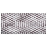 VIDAXL Tapis lavable antiderapant 80x300 cm Multicolore