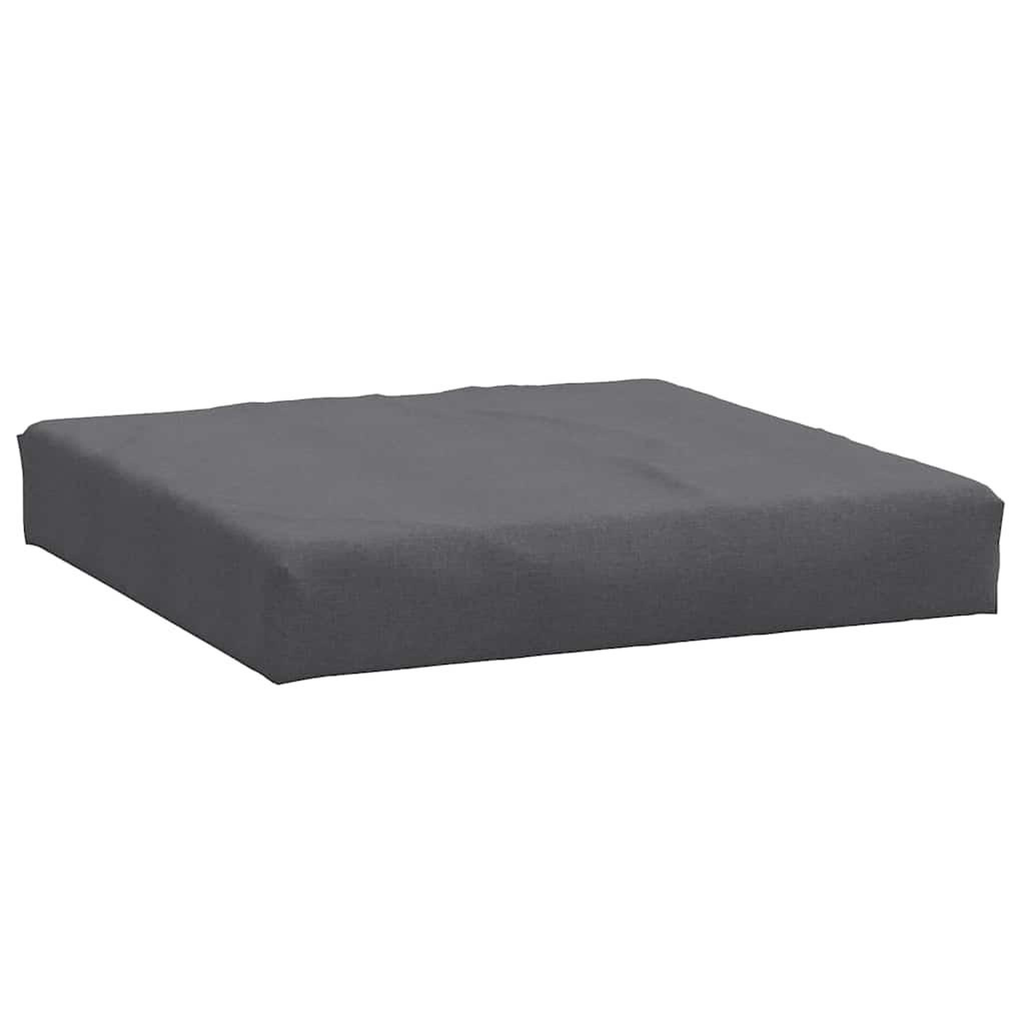 Voir la diapositive 5 : VIDAXL Coussins de palette lot de 2 anthracite melange tissu