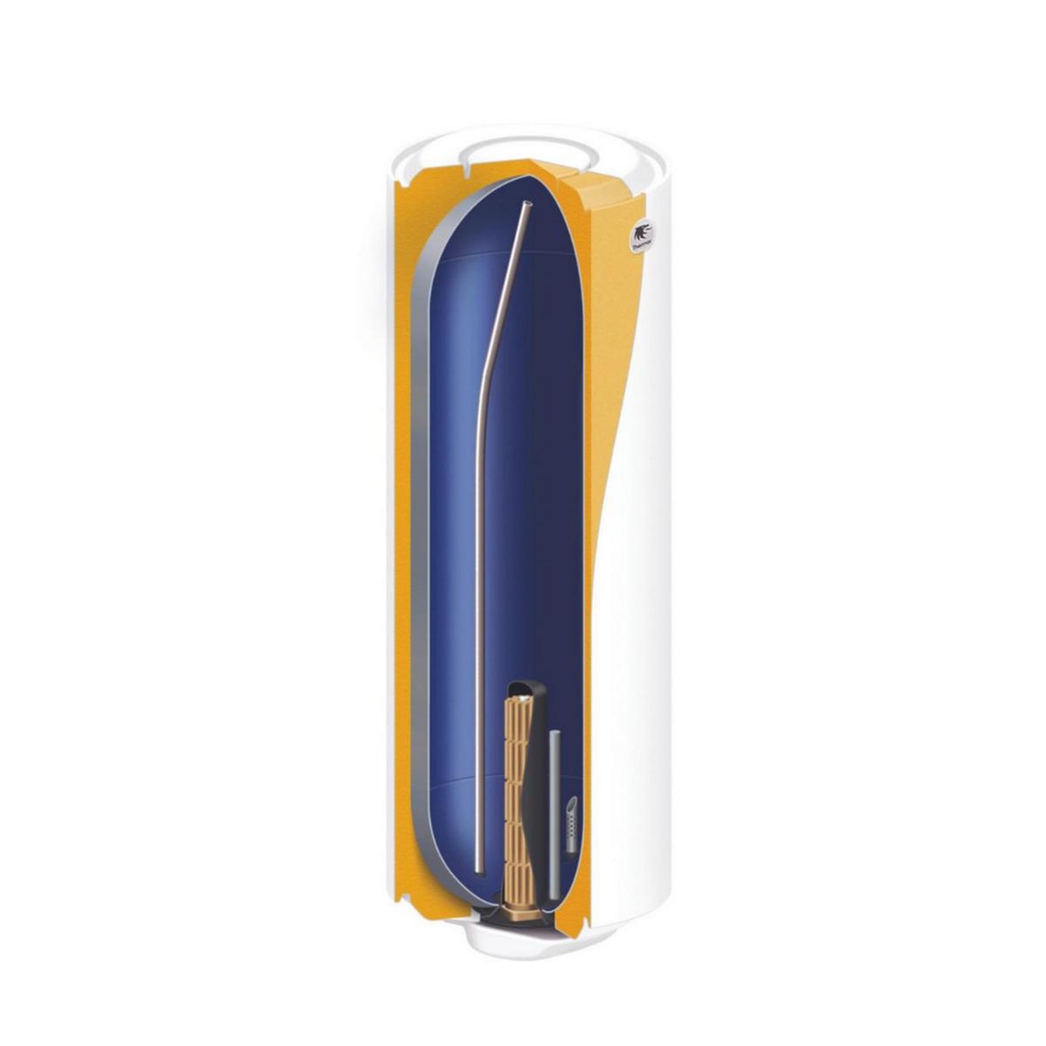 Voir la diapositive 4 : Thermor Chauffe-eau électrique blindé 200l vertical mural - 251179-