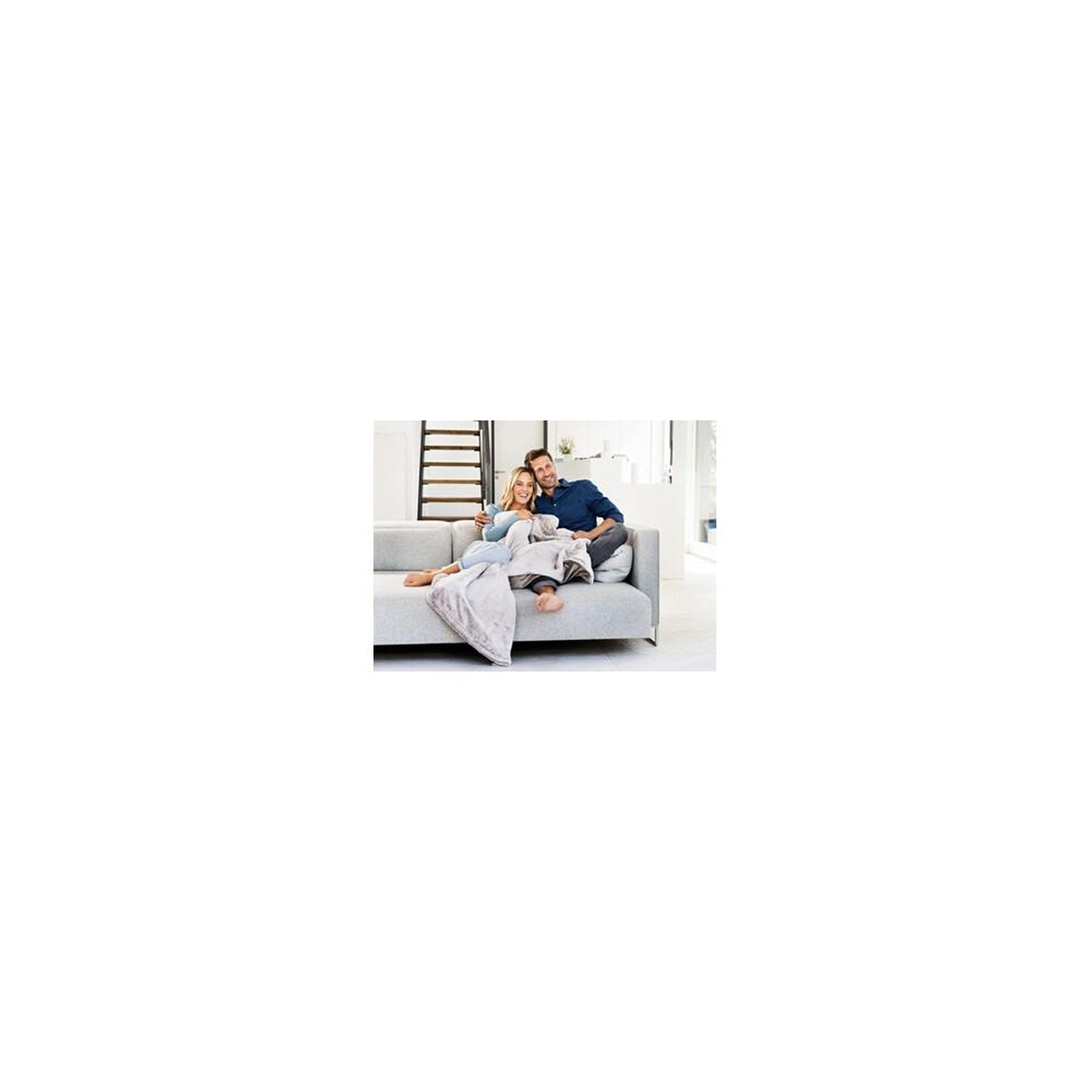 Voir la diapositive 3 : Beurer Couverture chauffante Beurer Nordic HD 150 XXL Marron Beige