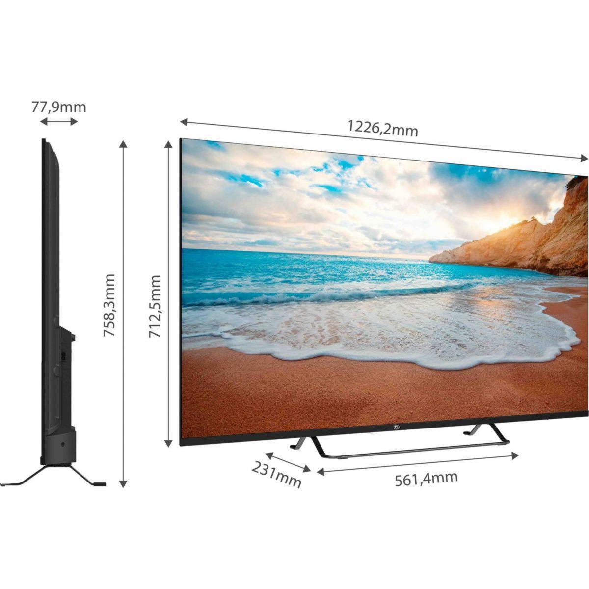 ESSENTIEL B TV QLED 55QLED308-55 pouces (139cm)