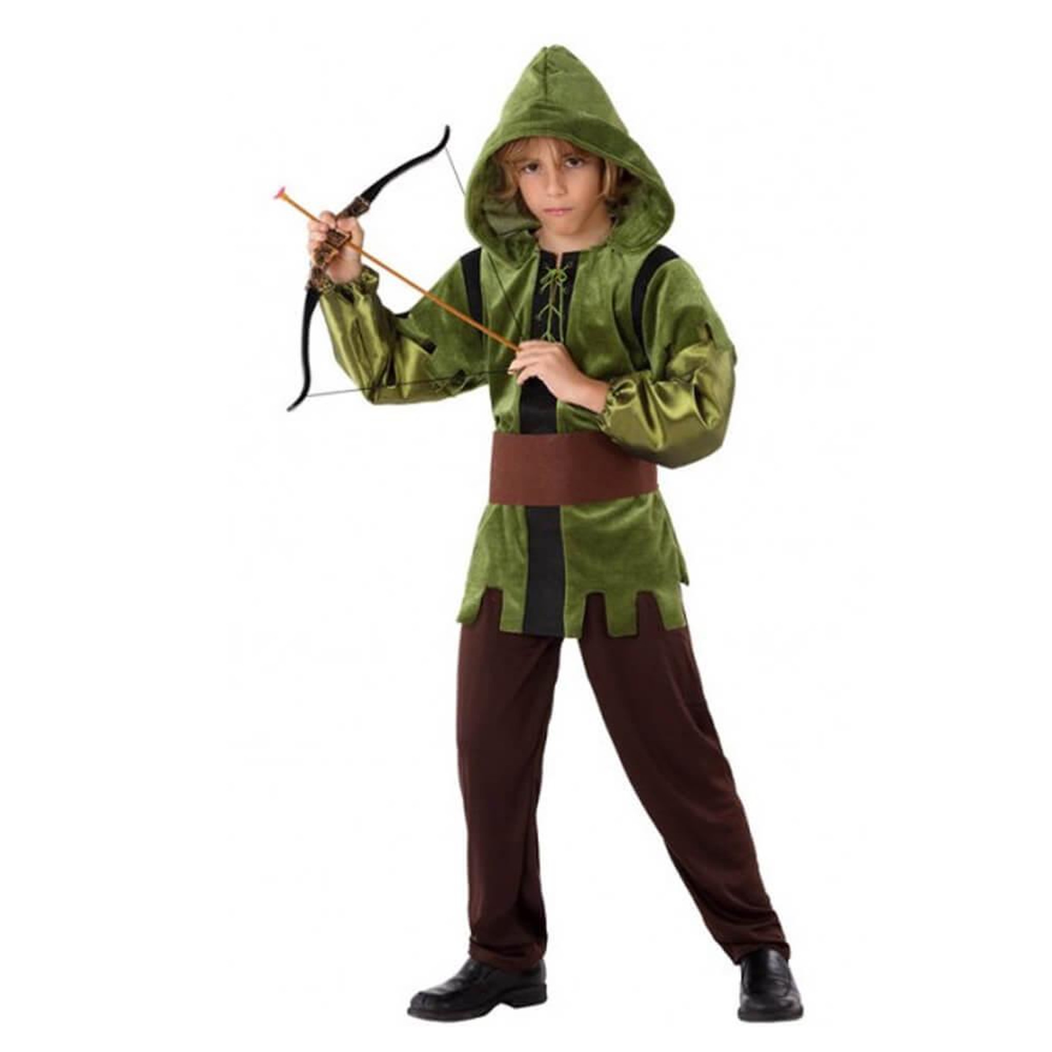 Voir la diapositive 1 : ATOSA Déguisement Archer - Garçon - Taille 10/12 ans - 10/12 ans (140 à 152 cm)