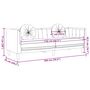 Voir la diapositive 6 : VIDAXL Canape a 3 places avec coussins marron similicuir daim