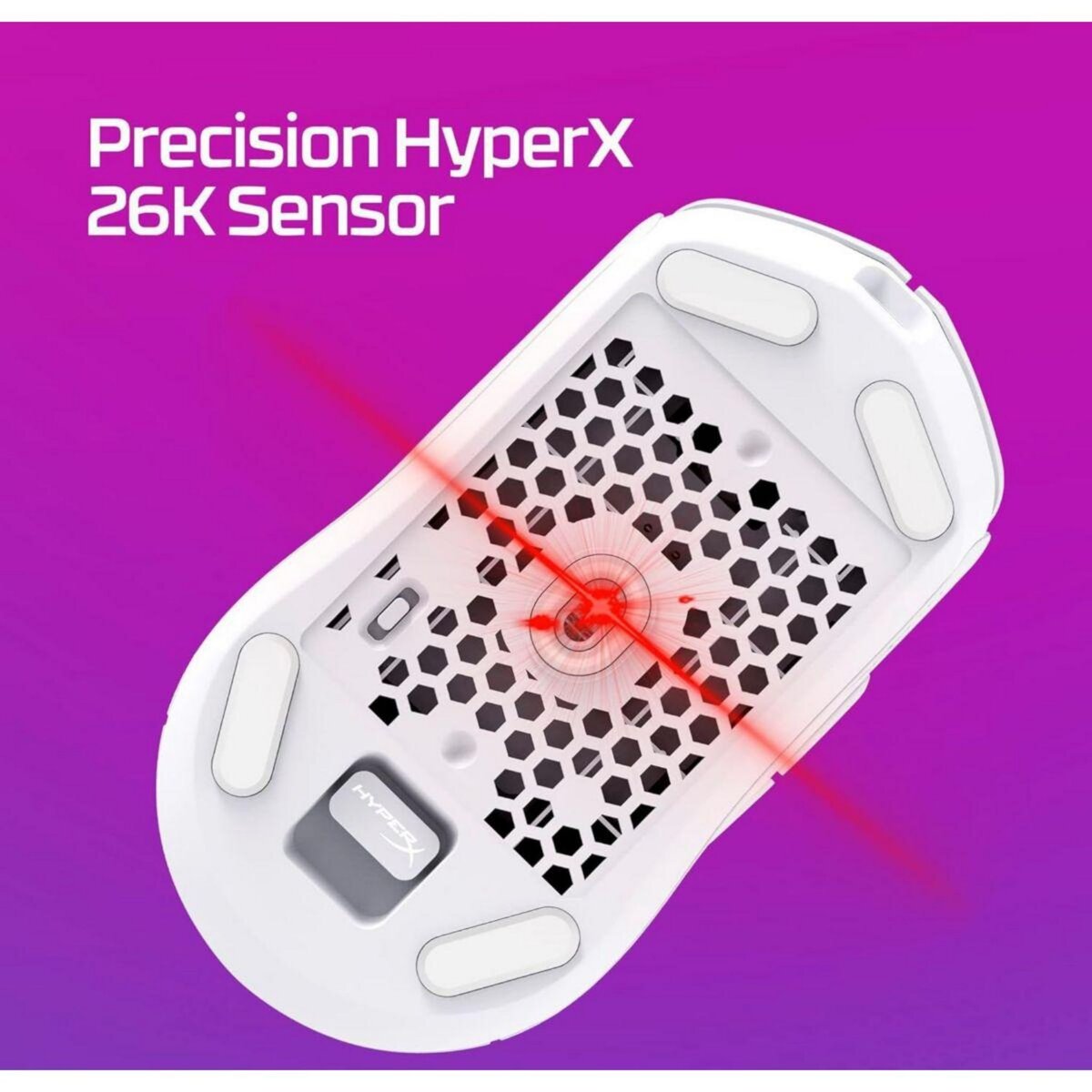 HyperX Souris Gamer Filaire Pulsefire Haste Blanche 2 Wireless