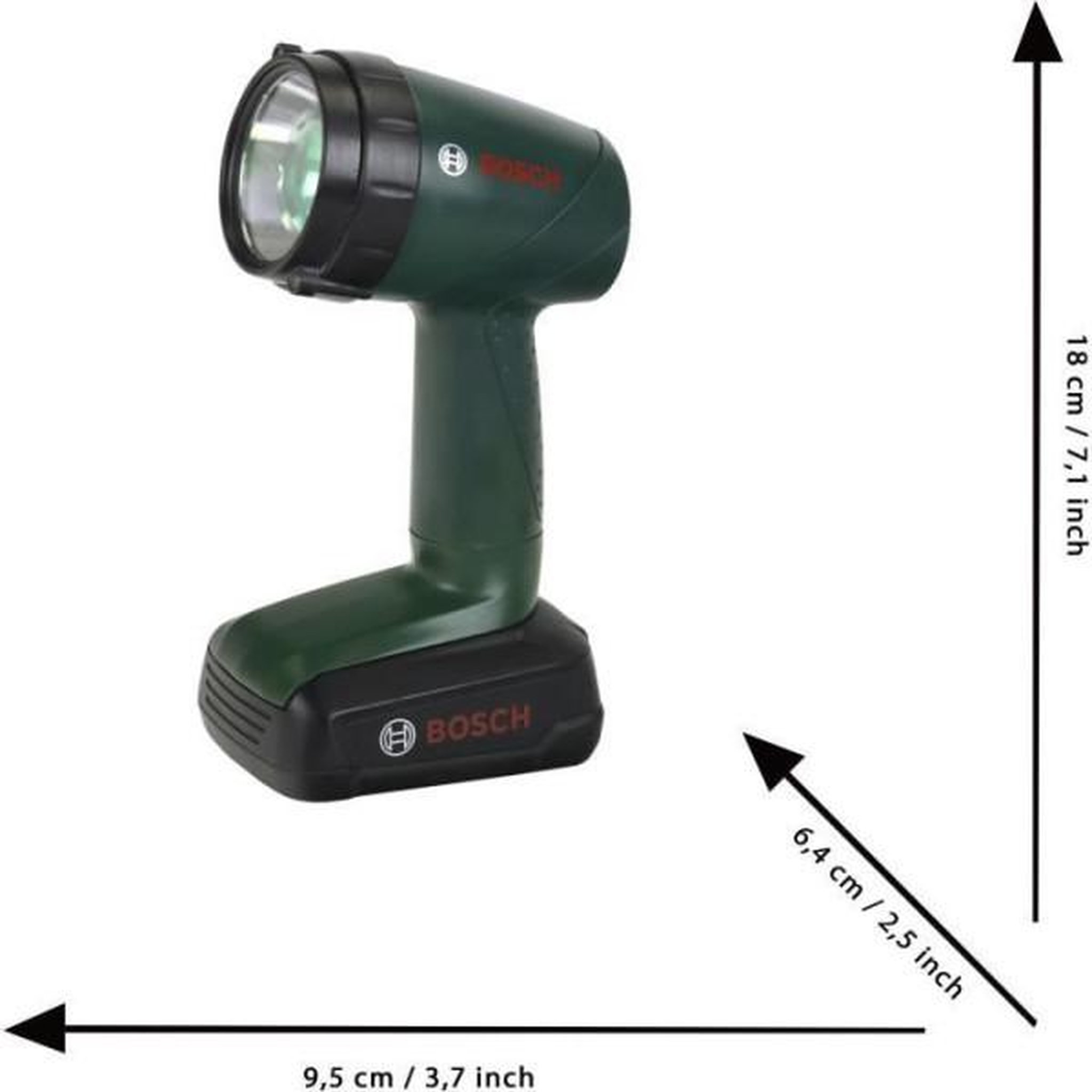 Voir la diapositive 3 : Klein Lampe torche électronique Bosch - KLEIN - 8448 - 2 modes de fonctionnement et 4 filtres - Des 3 ans