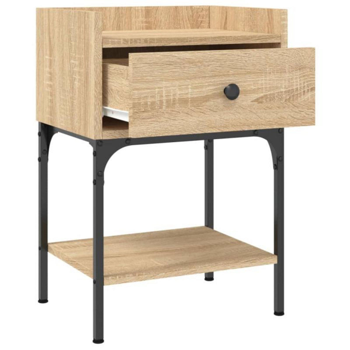 VIDAXL Table de chevet chêne sonoma 40,5x31x60 cm bois d ingénierie