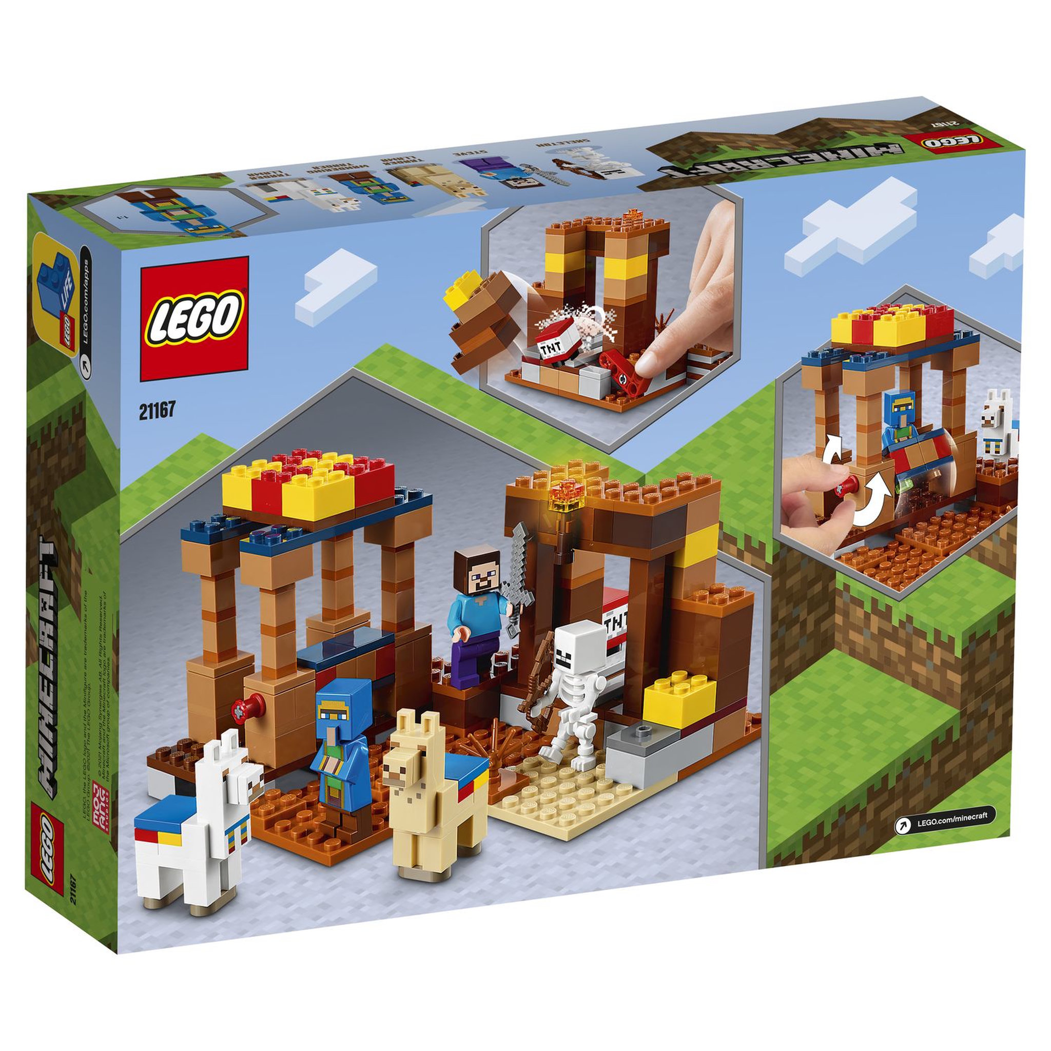 Voir la diapositive 3 : LEGO Minecraft 21167 - Le comptoir d'échange