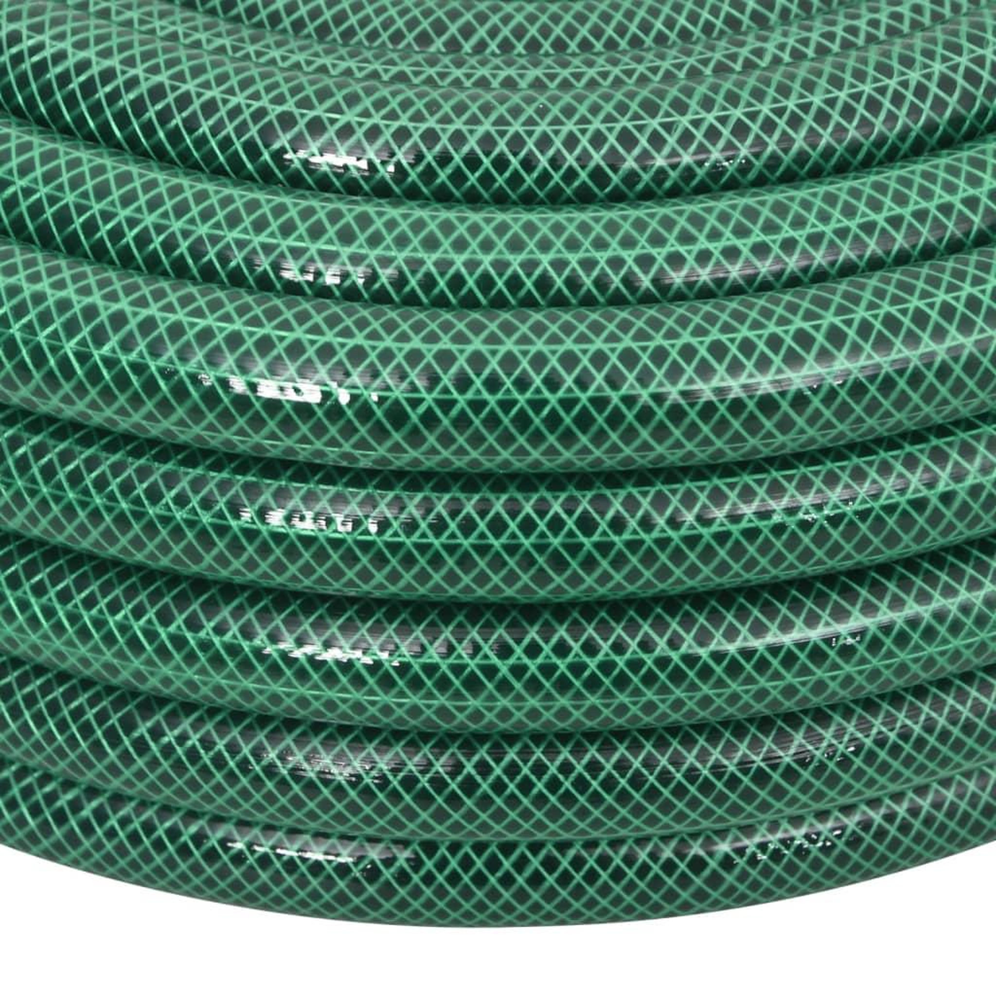 Voir la diapositive 3 : VIDAXL Tuyau d'arrosage vert 0,75  10 m PVC