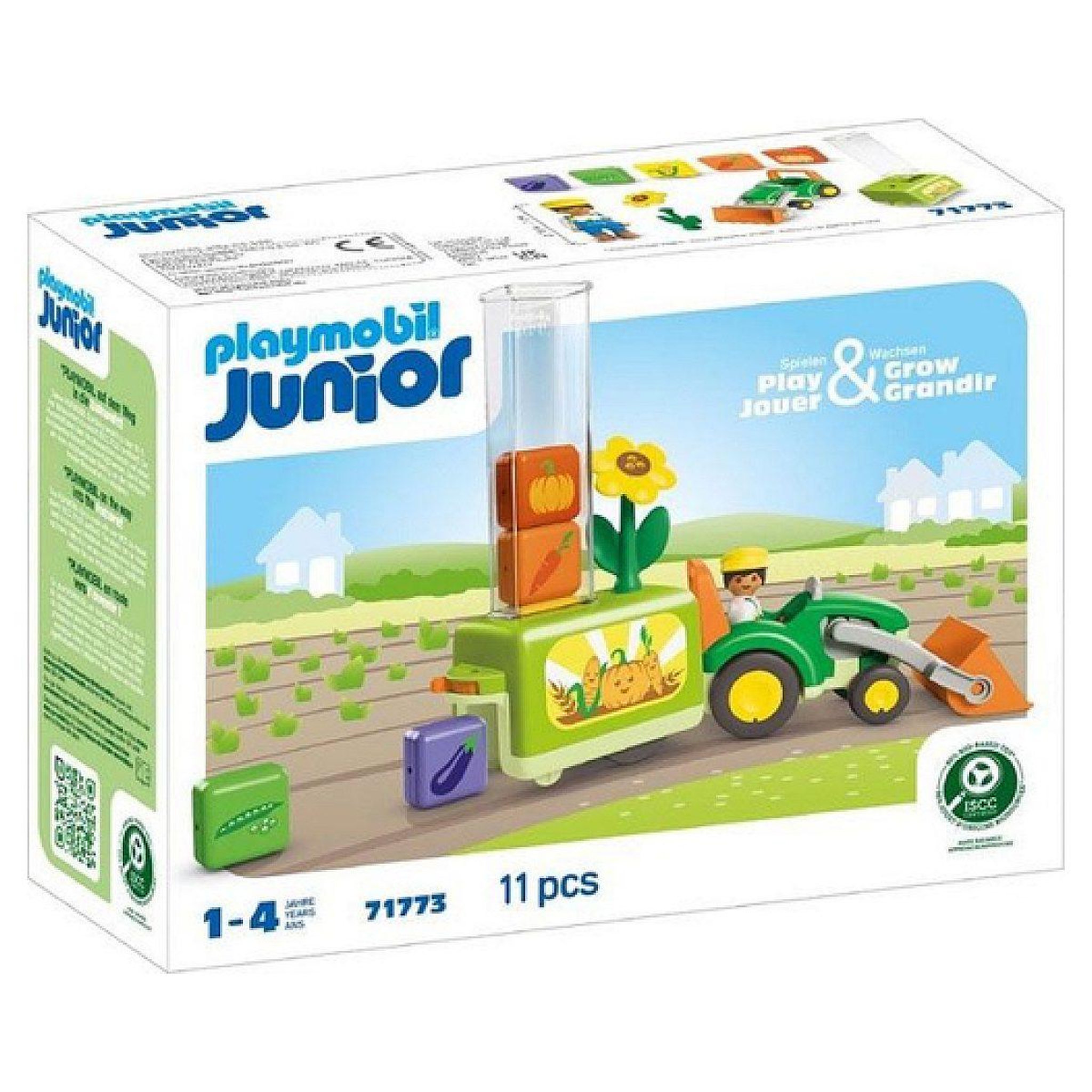 PLAYMOBIL 71773  junior : tracteur avec planteuse