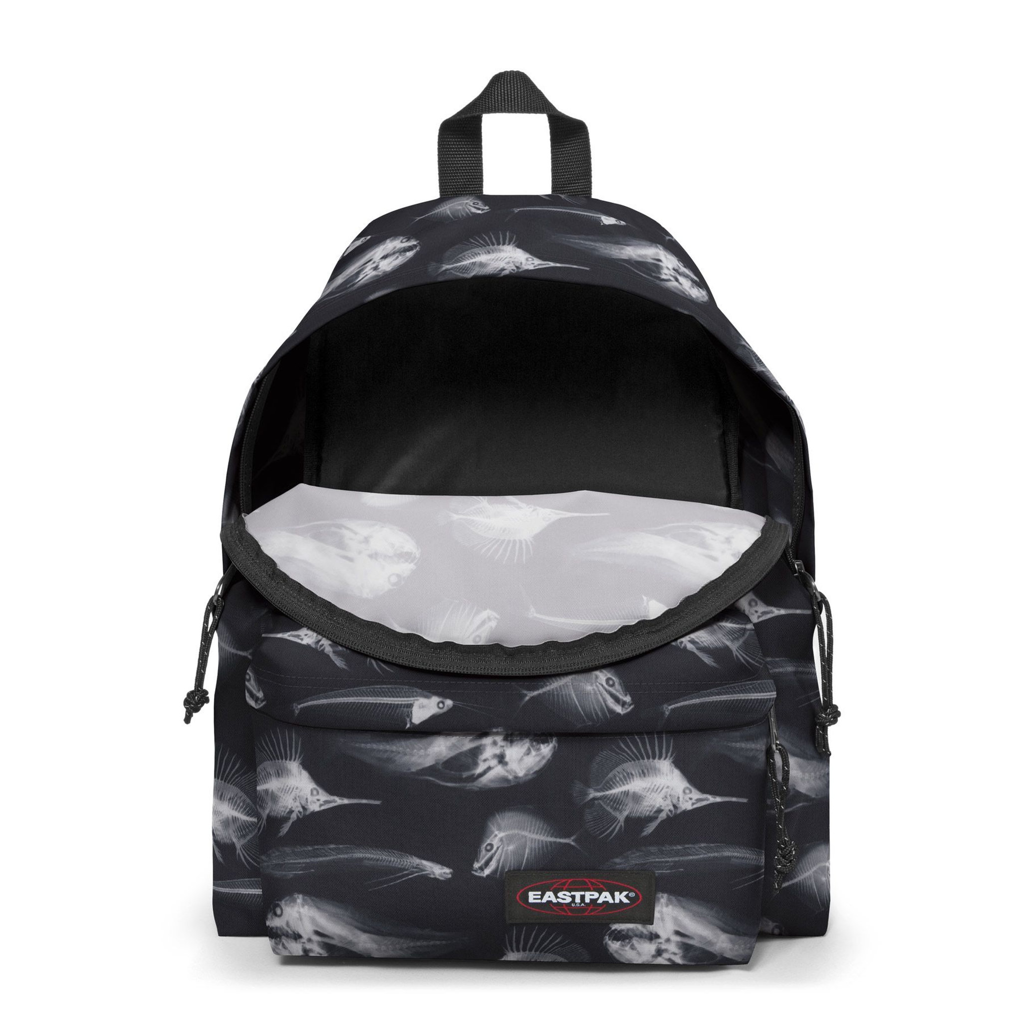 Voir la diapositive 2 : EASTPAK Sac à dos 1 compartiment noir Padded Pak'R Sea Fish