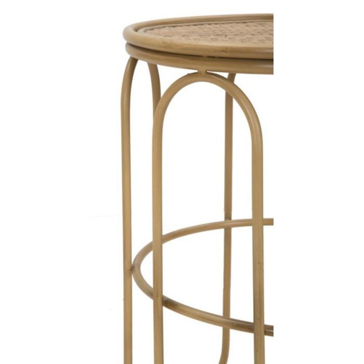Paris Prix Table d'Appoint Design en Rotin  Samui  55cm Naturel