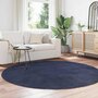 Voir la diapositive 3 : VIDAXL Tapis shaggy a poils longs NAVARRA bleu marine 200x200 cm