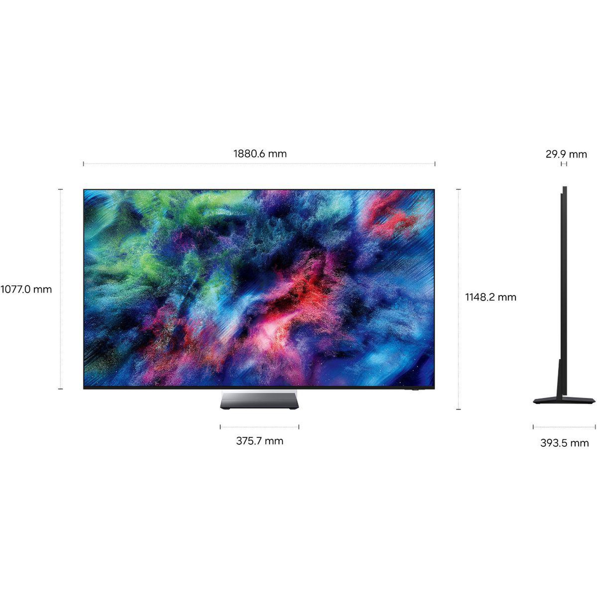 Voir la diapositive 2 : Samsung Tv rgb tmr85r95h (2026) 85  (214 cm) 4k - smart tv ia, anti-reflet, micro rgb (couleurs ultra-détaillées)