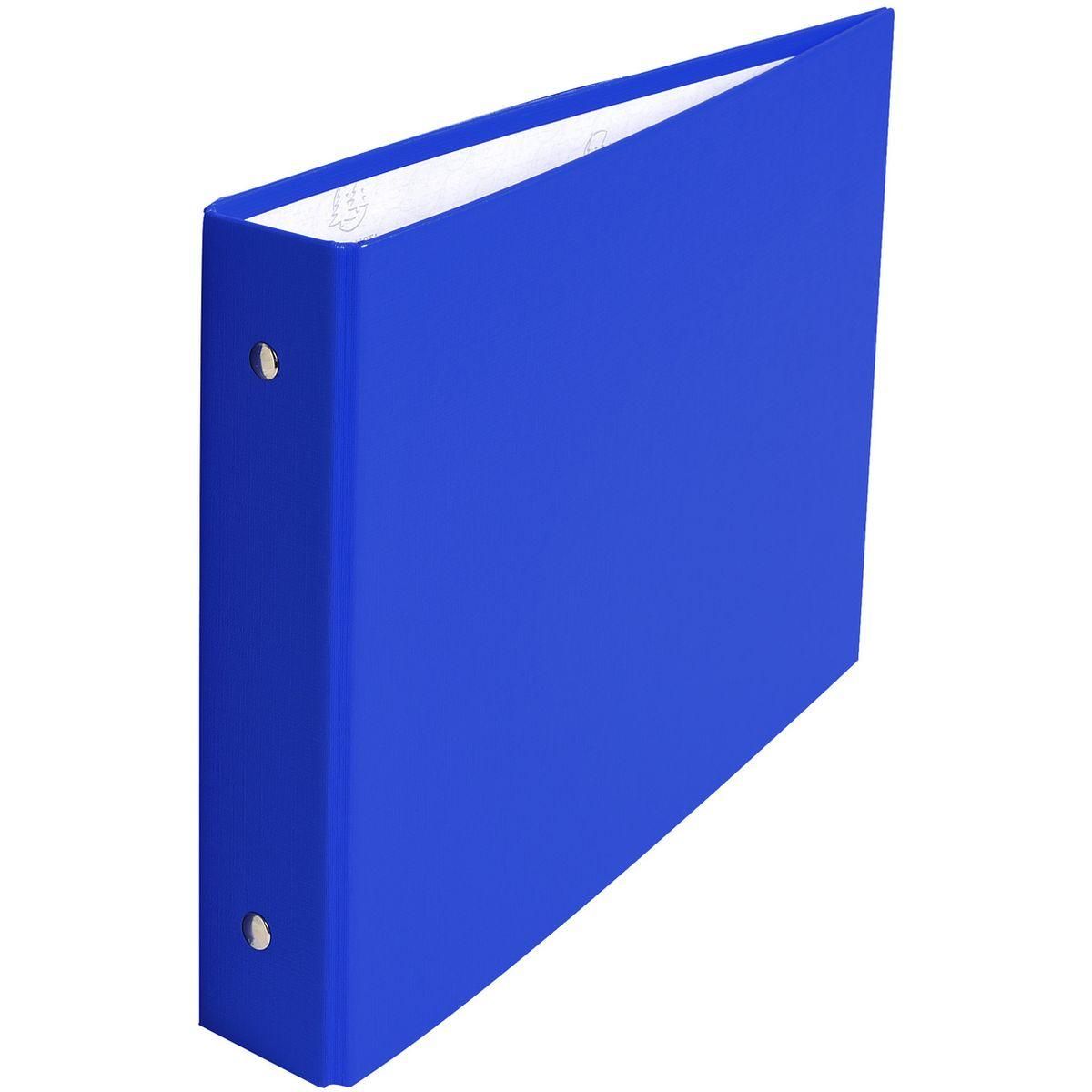 EXACOMPTA Classeur rigide pour fiches A5 dos 35mm bleu foncé