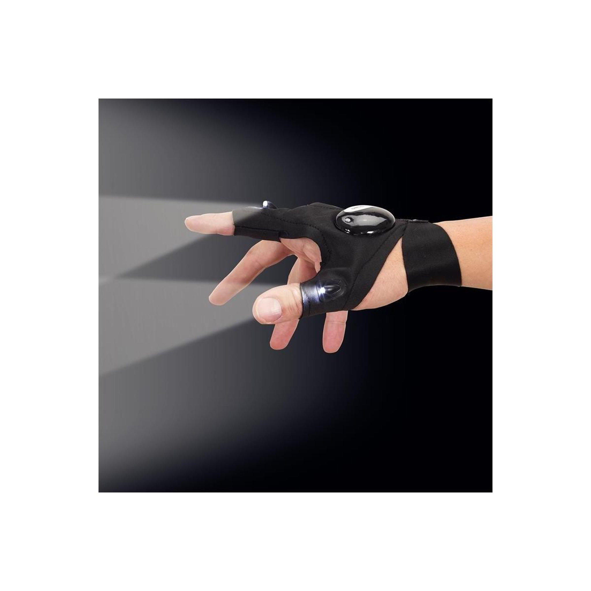 Voir la diapositive 6 : Je cherche une idee Gant lumineux led  lampe de poche  40cm noir