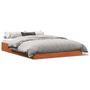 Voir la diapositive 2 : VIDAXL Cadre de lit sans matelas cire marron 120x190cm bois pin massif