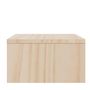 Voir la diapositive 6 : VIDAXL Support de moniteur 100x27x15 cm Bois de pin solide