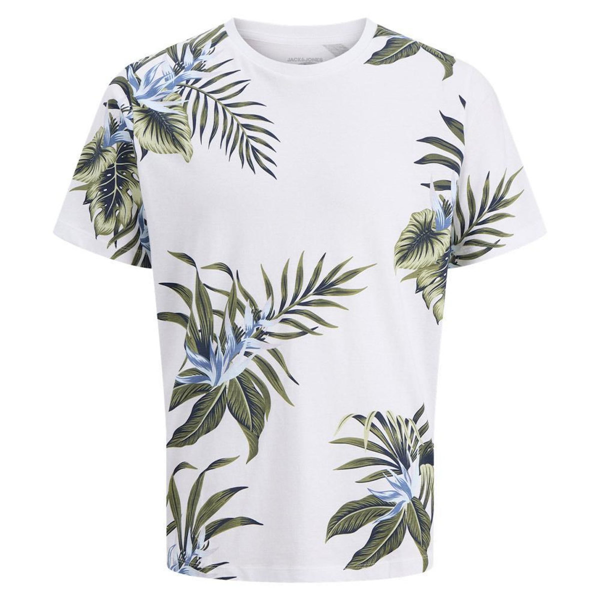 Jack & Jones T-Shirt Blanc/Vert Homme Jack & Jones Drew