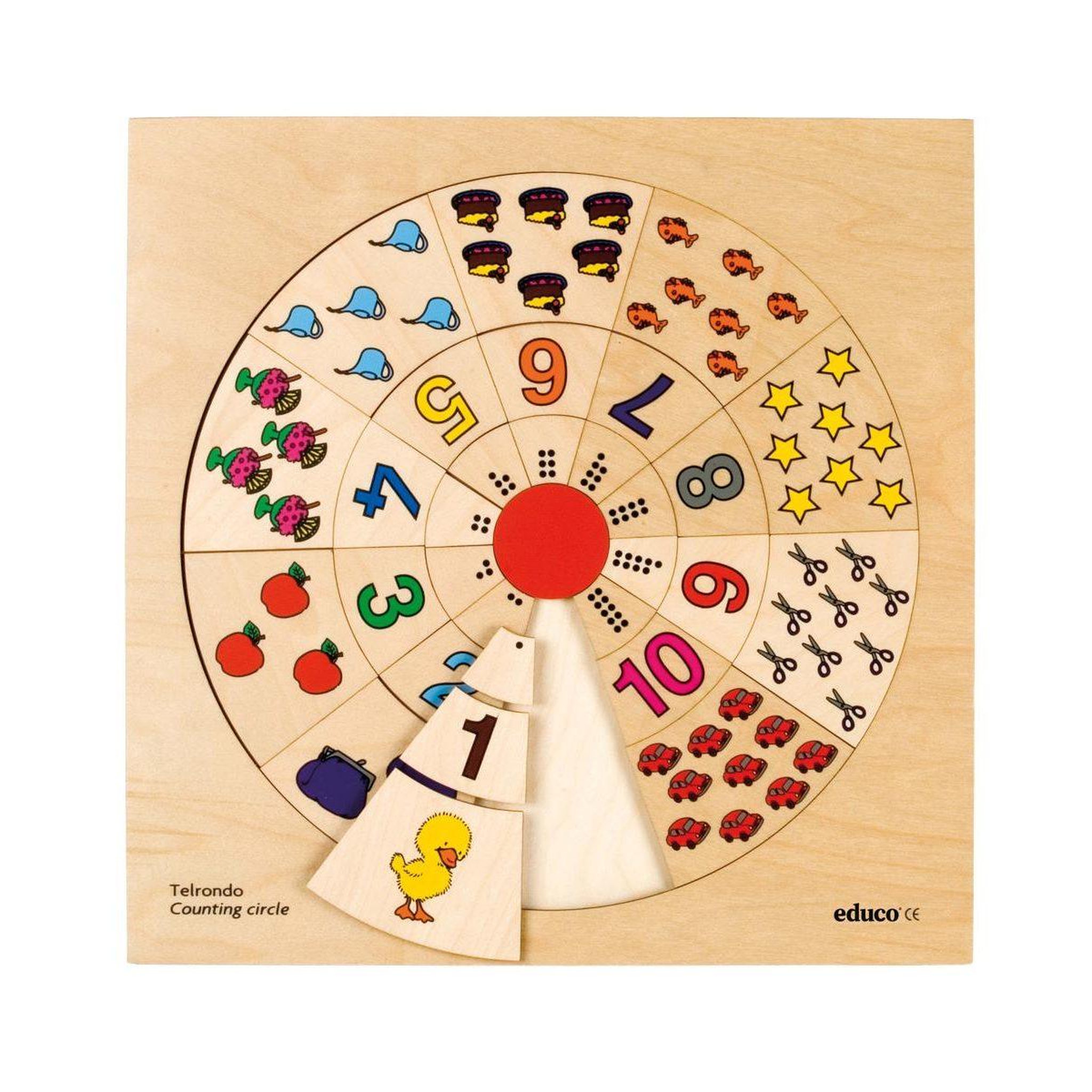 EDUCO Cercle à compter — jeu éducatif pour la classe