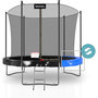 Voir la diapositive 5 : PLAY4FUN Trampoline extérieur Classique Play4Fun 10Ft - ø305cm - Avec Housse de coussin réversible Bleu / Noir