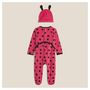 Voir la diapositive 3 : IN EXTENSO Dors bien velours déguisement coccinelle + bonnet bébé fille