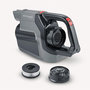 Voir la diapositive 3 : SEVERIN Aspirateur balai 2en1 rechargeable avec sac 18v gris - hv7185