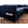 Voir la diapositive 4 : LISA DESIGN Anna - canapé d'angle droit - 5 places - convertible - en velours