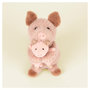Voir la diapositive 2 : EGMONT TOYS Peluche cochon avec bebe -