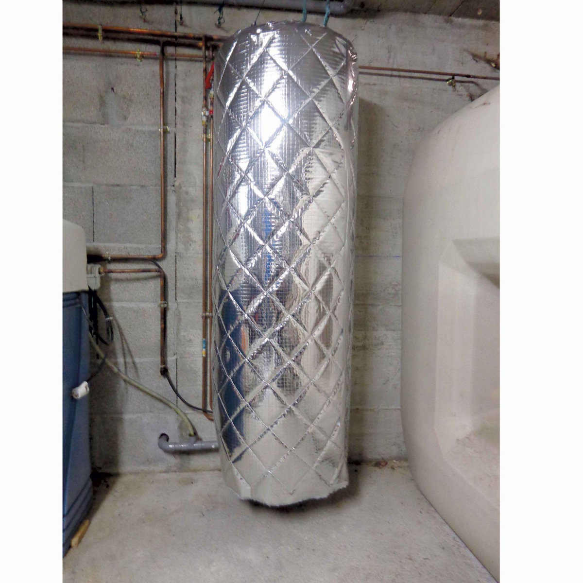 ISO CLIMAT Isolant  4 couches  ballon d'eau chaude matelassé