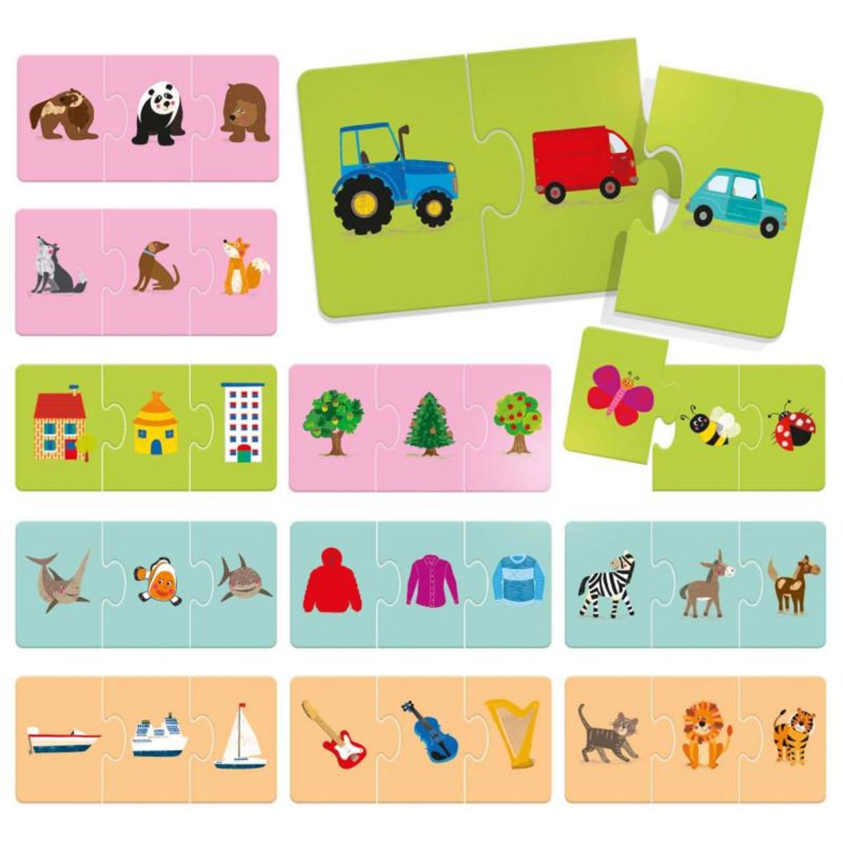 HEADU Headu Puzzle et compare 36 pièces