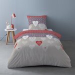 Dourev Housse de couette Flanelle 140x200 NATY + 1 taie