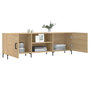 Voir la diapositive 4 : VIDAXL Meuble TV chene sonoma 150x30x50 cm bois d'ingenierie