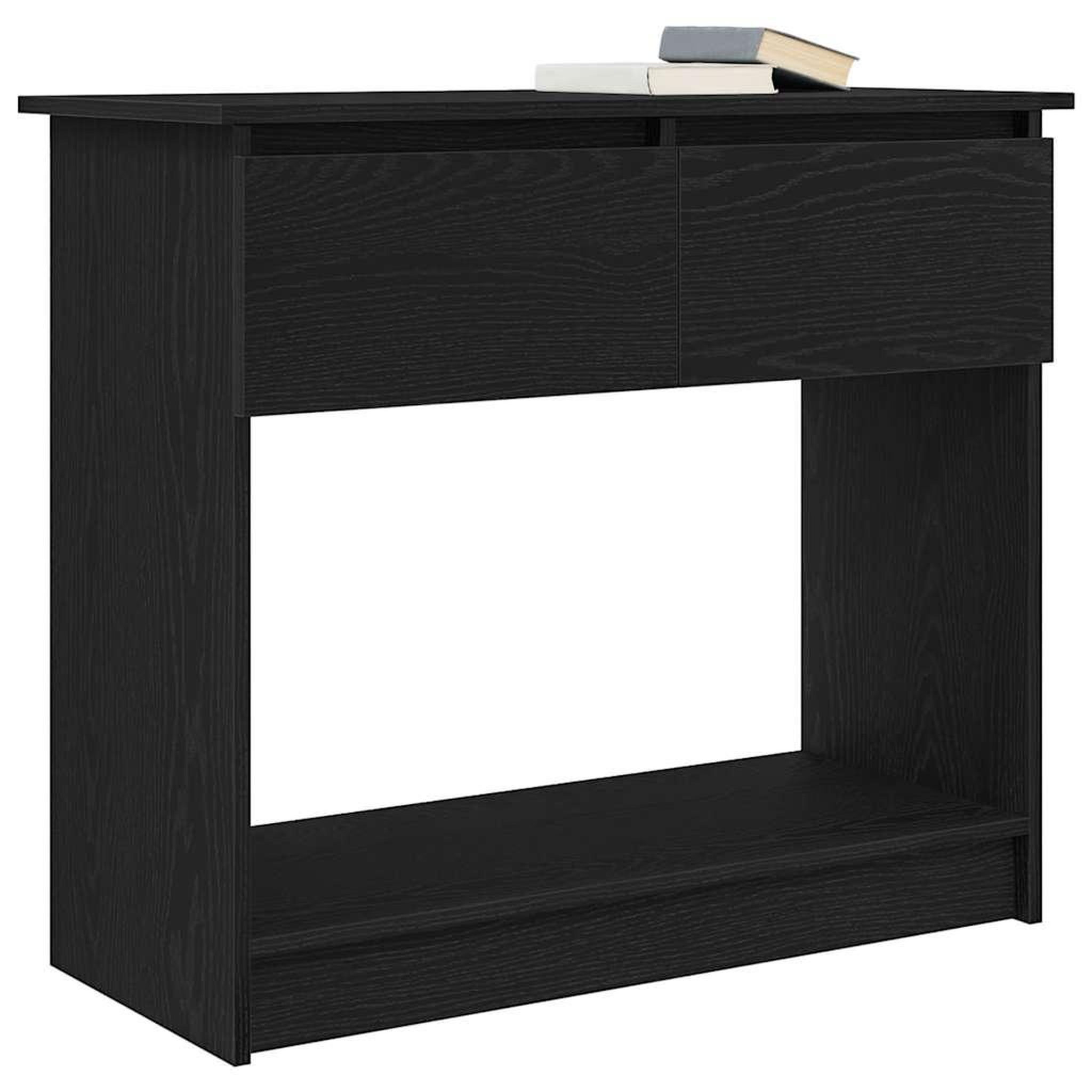Voir la diapositive 4 : VIDAXL Table console avec tiroirs noir 85,5x38,5x74,5 cm