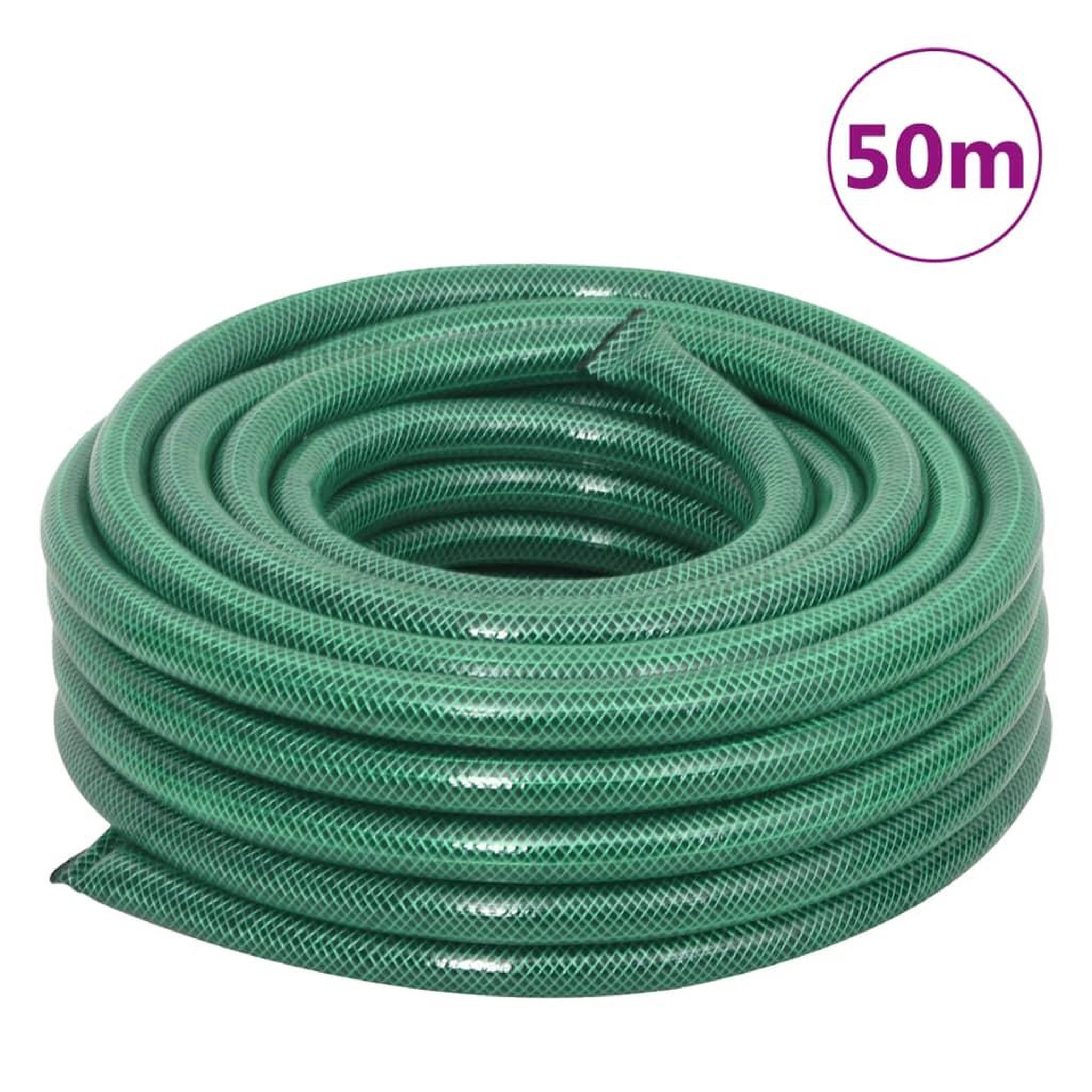 Voir la diapositive 6 : VIDAXL Tuyau d'arrosage avec jeu de raccords vert 0,75  50 m PVC